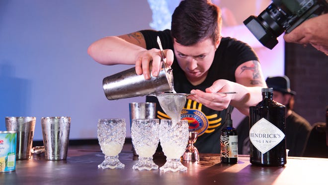 Culinary Dropout in Tempe hosted Arizona Cocktail Week’s Last Slinger Standing bartending competition on Feb. 20, 2017.