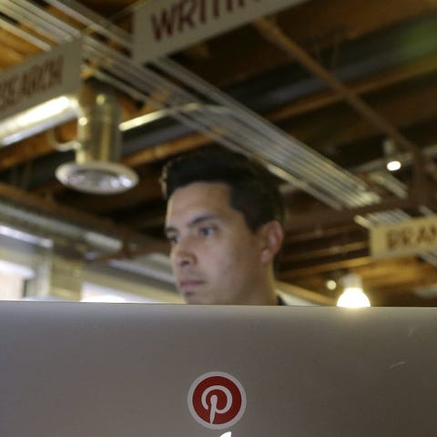 Pinterest market researcher Paul Pattishall works 