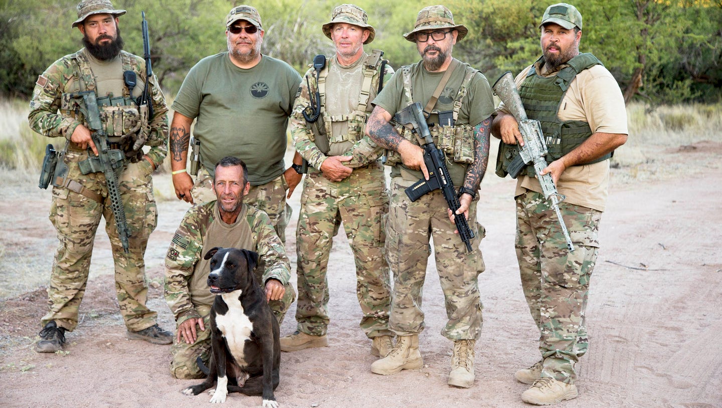 Border vigilantes, and the wall they might be watching