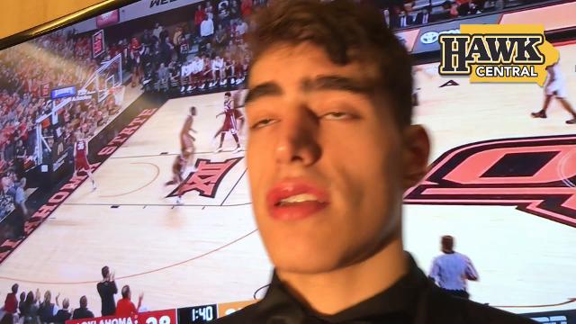 Luka Garza describes his bloody afternoon