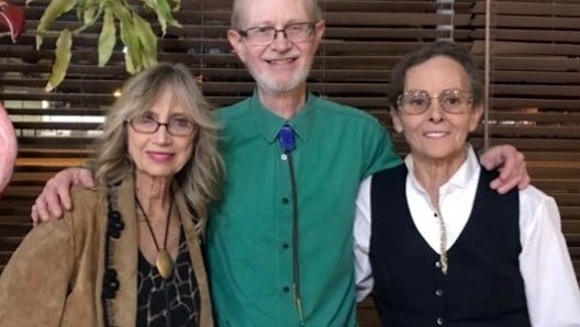 The Spring Canyon Band is, from left, July McClure, Paul Smith and Deborah Olliver. They will perform in concert from 2-4 p.m. on Saturday at Morgan Hall.