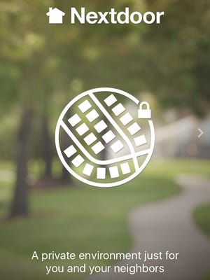 Nextdoor is a neighborhood social networking application.