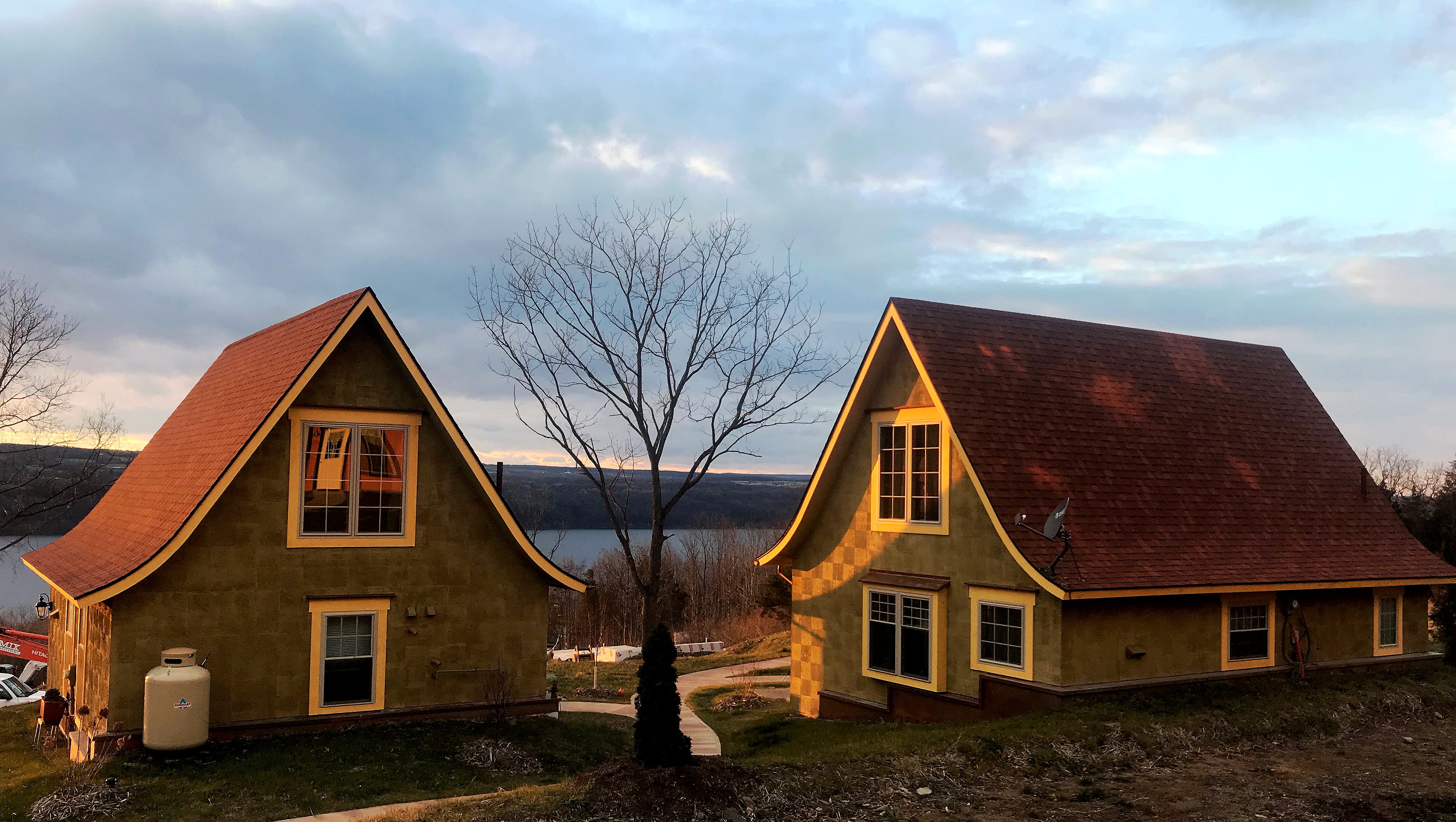TINY HOUSES La Bourgade On Seneca features small homes with big scenic