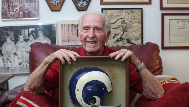 Jim Hardy once quarterbacked the Los Angeles Rams, he now lives in La Quinta.