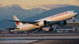 An Air Canada Boeing 777-300 departs Vancouver International