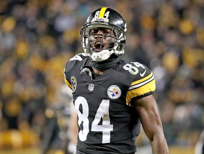 Pittsburgh Steelers wide receiver Antonio Brown (84)