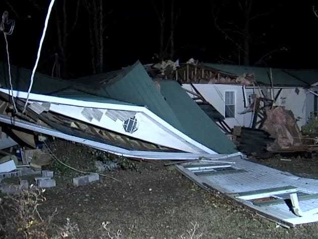 The storms are blamed for several deaths and injuries.