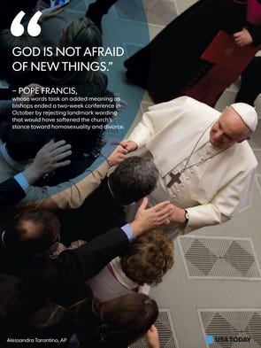 Memorable quotes from Pope Francis in 2014