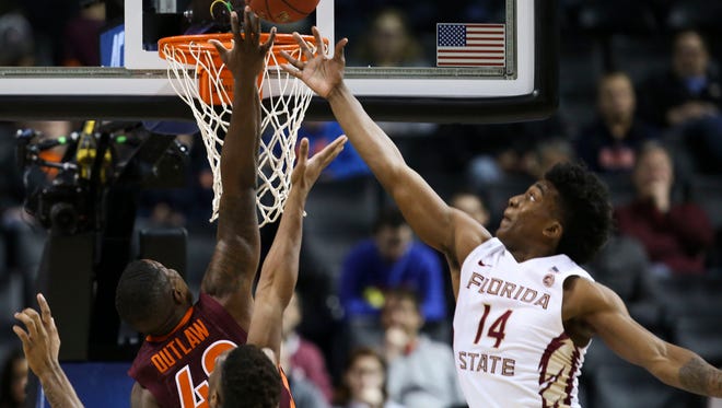 Florida State guard Terance Mann (14) will look to adopt a leadership role among all the newcomers on this year's team.