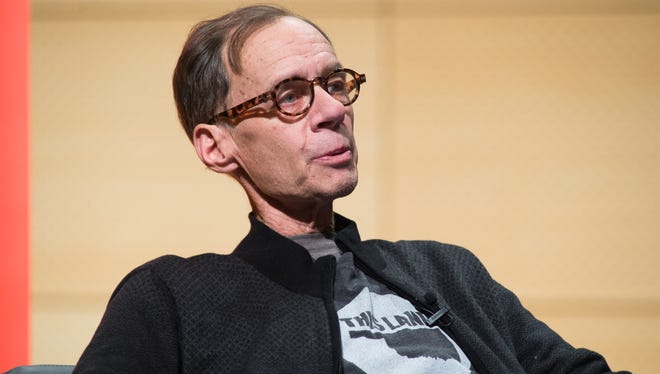 New York Times columnist David Carr attends the TimesTalks at The New School on Feb. 12, 2015, in New York City. Carr died later that day at the age of 58.