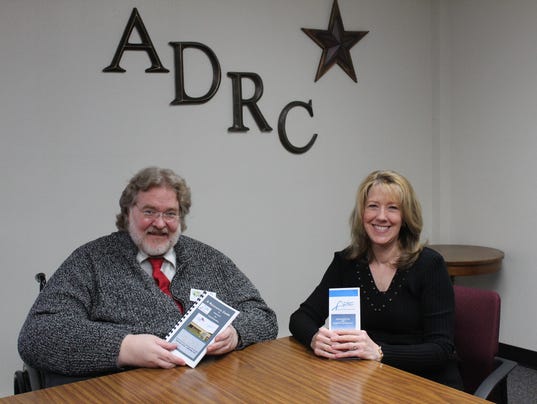 Photo of ADRC staff Dale Deterding and Marie Seger