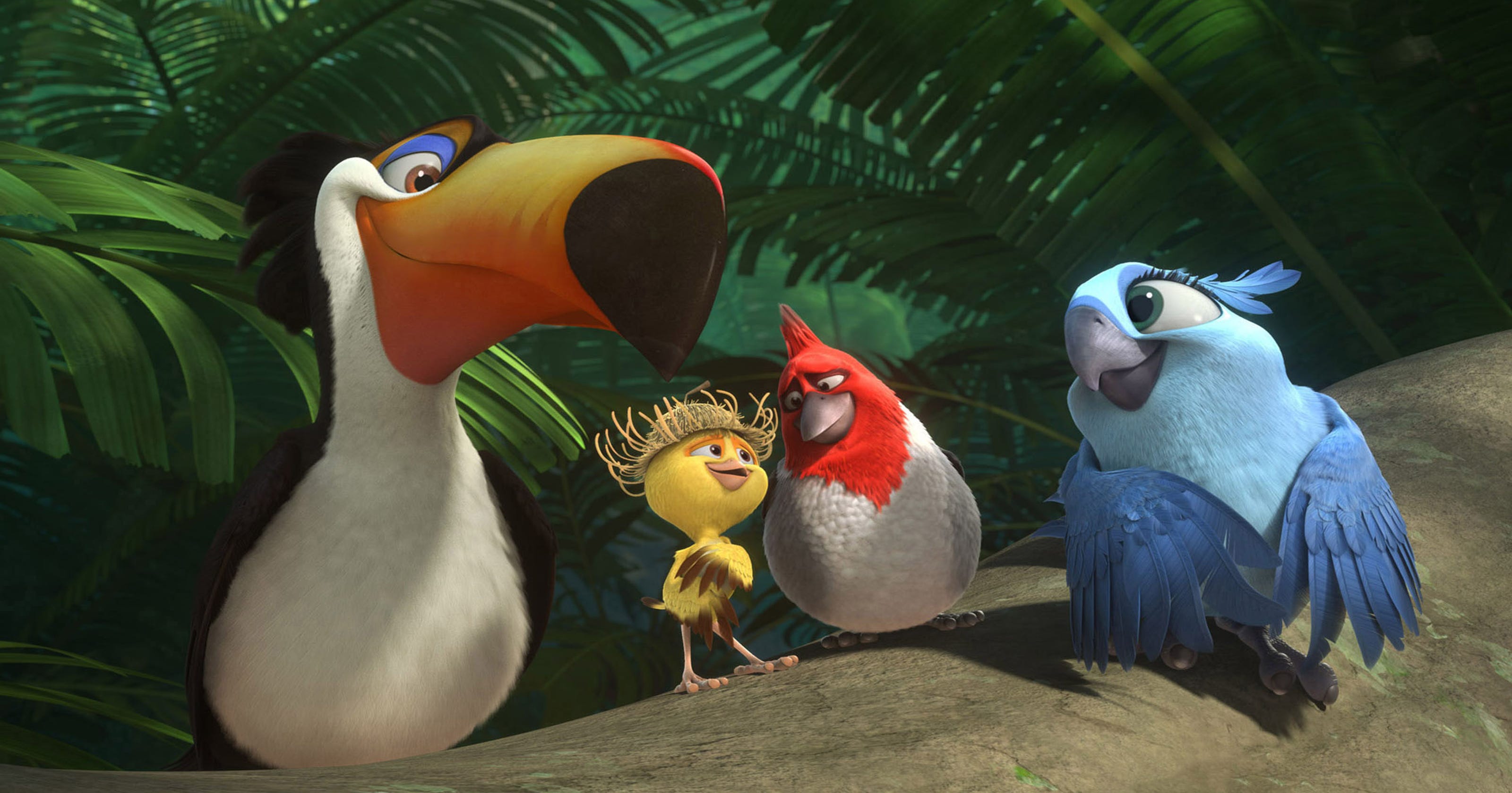 Movie review Pretty birds, flighty story in 'Rio 2'