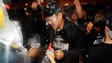 ALDS Game 5: Yankees at Indians - Masahiro Tanaka celebrates