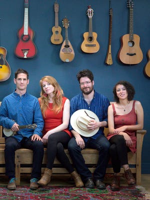 The musicians who recorded on “Jayme Stone’s Folklife Project,” the latest album by the band that will play a blend of folk, jazz and chamber music on the WNMU campus on Thursday, October 19.