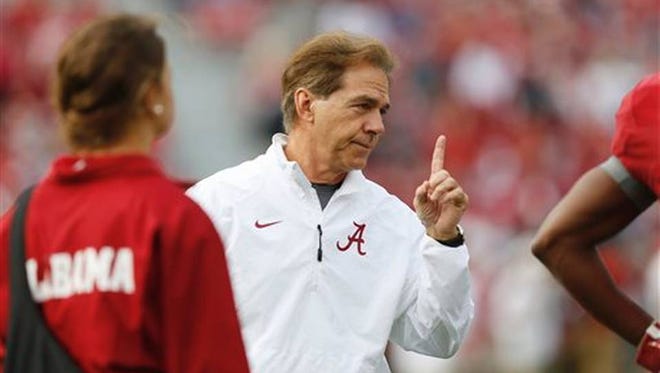 Nick Saban and the Alabama Crimson Tide were picked to win SEC West by media a SEC Media Days, but Auburn was voted to win the conference.