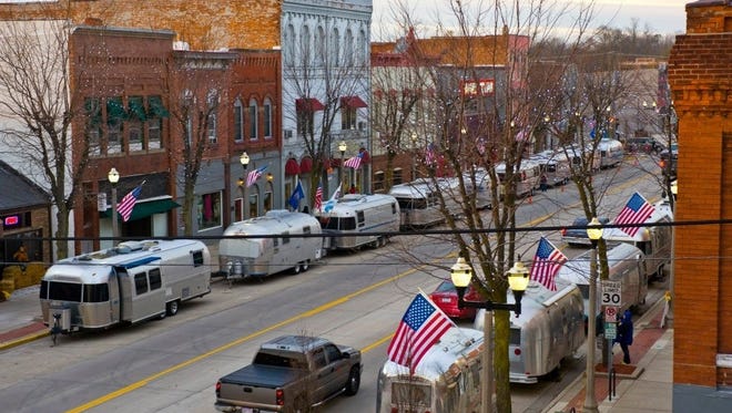 Urban Air, an annual event during which owners of vintage Airstream travel trailers camp in downtown Eaton Rapids, begins Thursday, Sept. 22 and runs through Sunday morning.