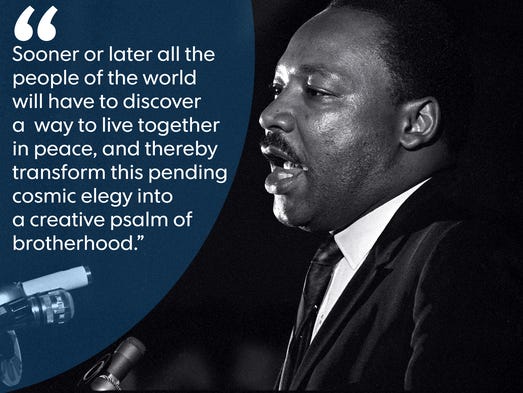 Read Martin Luther King Jr.'s inspiring Nobel Peace Prize 