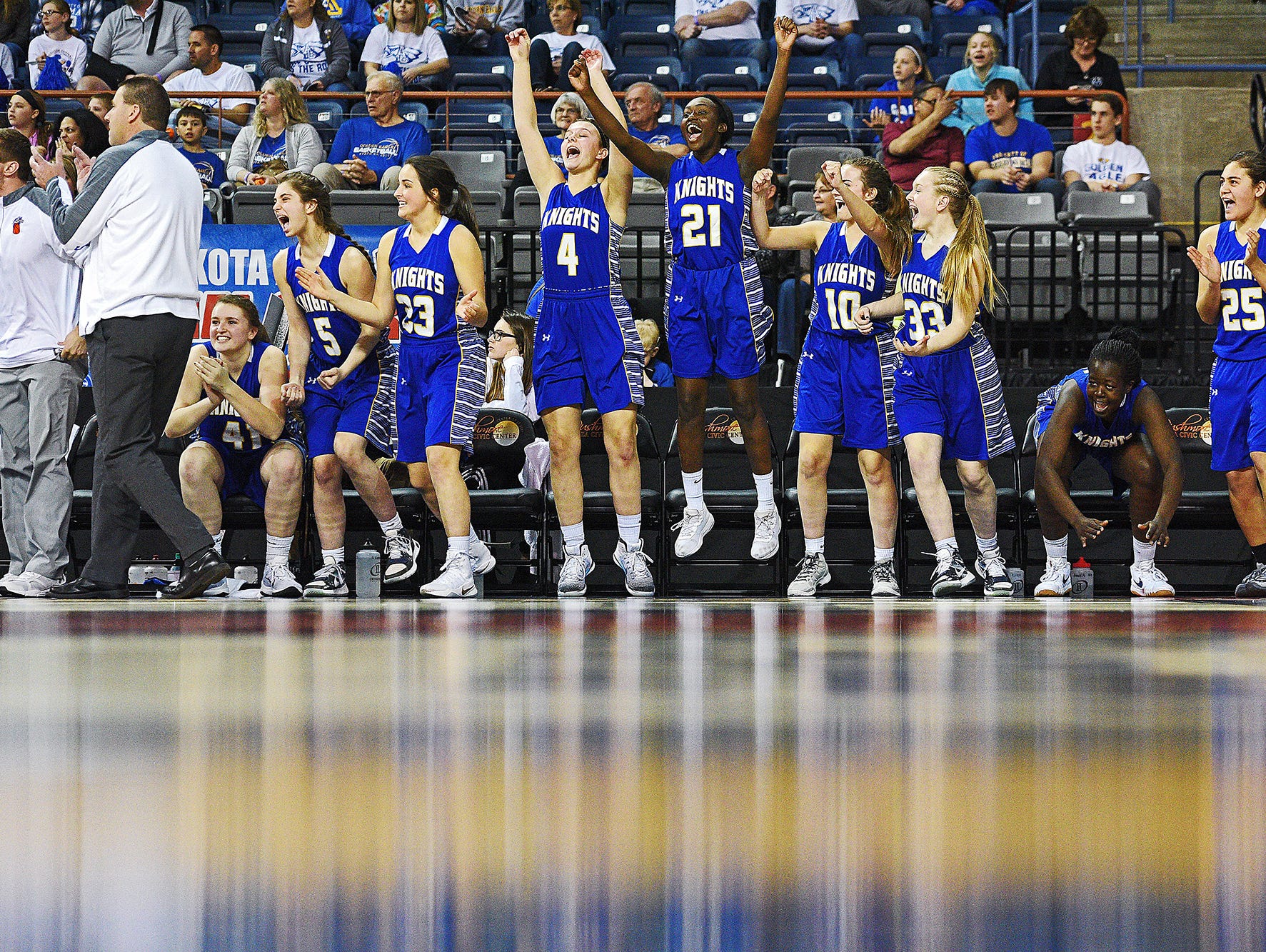No 7 O Gorman Girls Upset Second Seeded Rough Riders In Aa