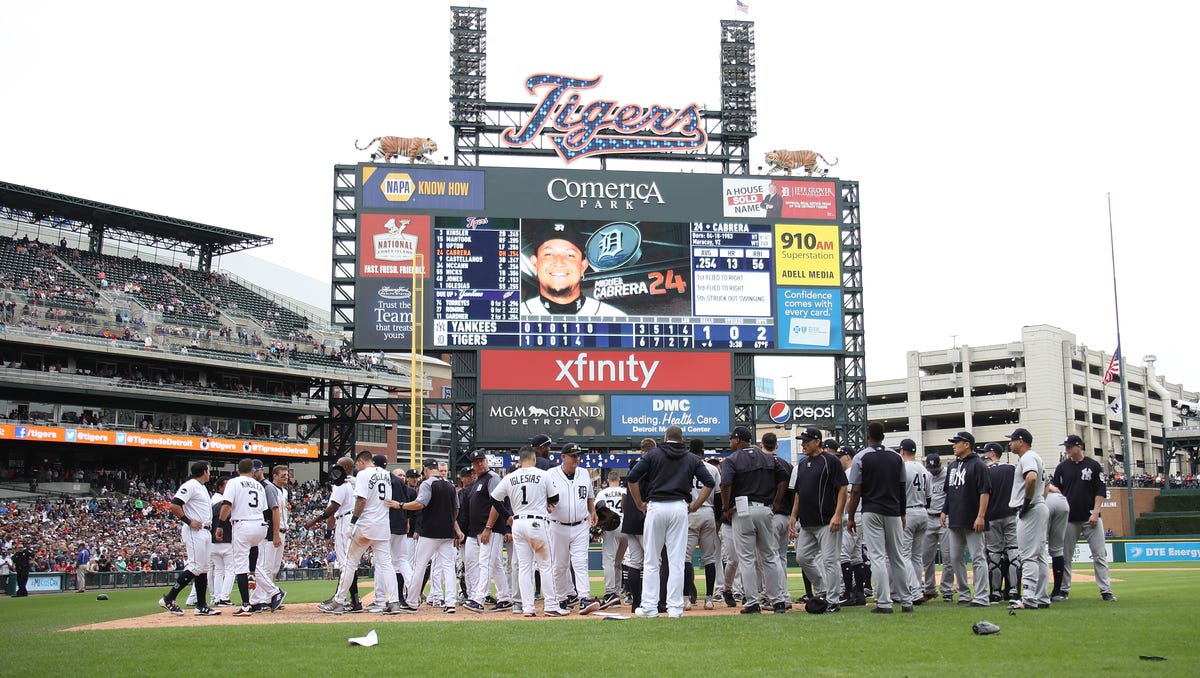 Yankees, Tigers in bench clearing brawl