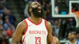 Oct. 18: Houston Rockets guard James Harden (13) celebrates