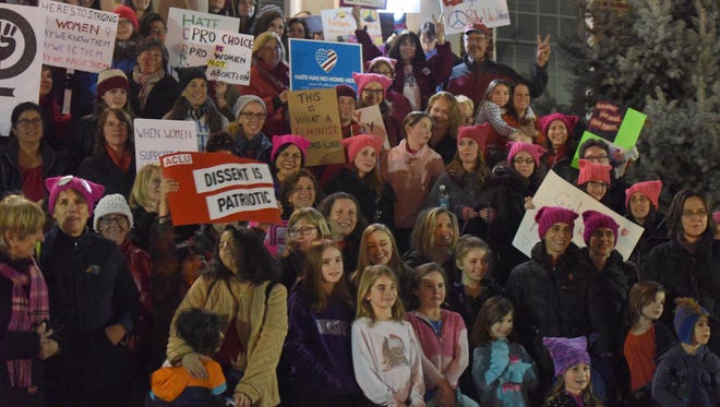 Wednesday's International Women's Day rally held in Glen Rock coincided with a "Day Without a Woman."