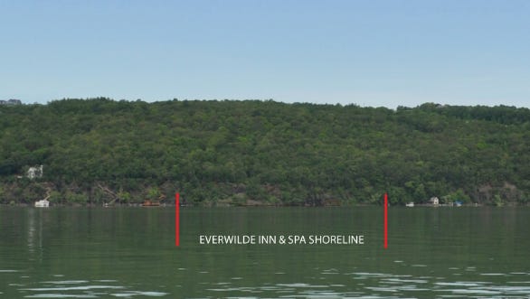 A photo showing the proposed location.