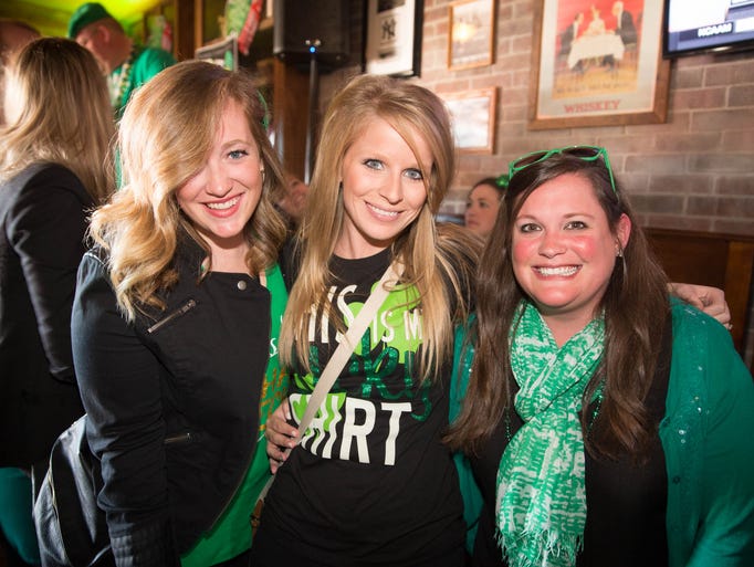 Launa Proctor, 25, (from left) Kari Pape, 25, and Anna