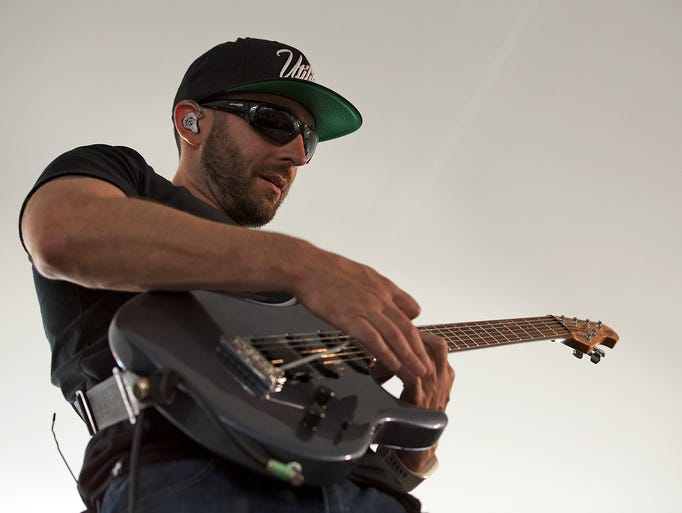The Expendables perform at Nitefall on the River on