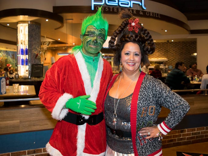 Ken Burgess and Teresa Luna spread some holiday cheer