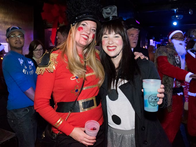 Ho Ho Ho! The annual Santa Crawl kicked off on Saturday,