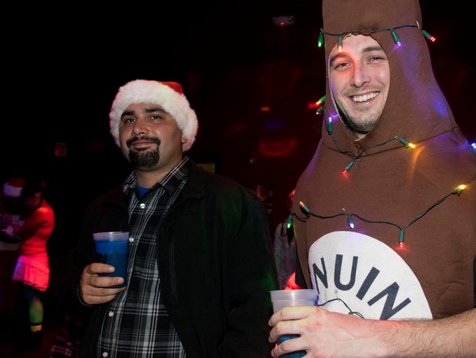 Ho Ho Ho! The annual Santa Crawl kicked off on Saturday,