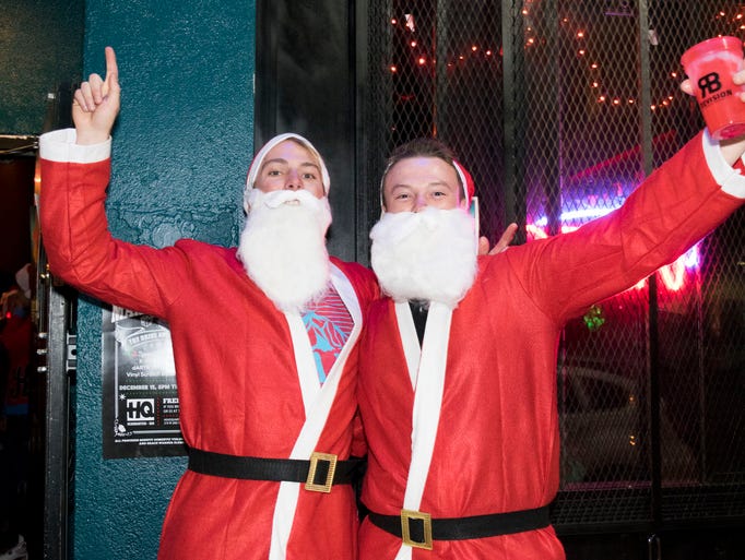 Ho Ho Ho! The annual Santa Crawl kicked off on Saturday,