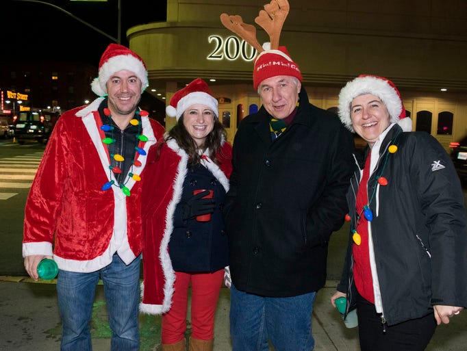 Ho Ho Ho! The annual Santa Crawl kicked off on Saturday,
