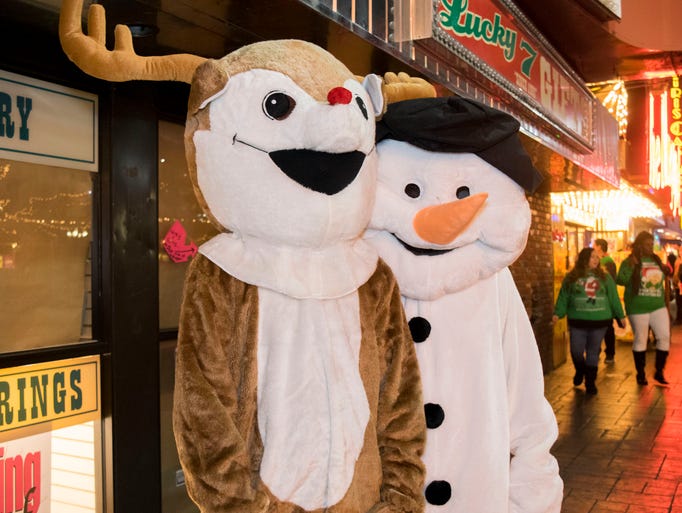 Ho Ho Ho! The annual Santa Crawl kicked off on Saturday,