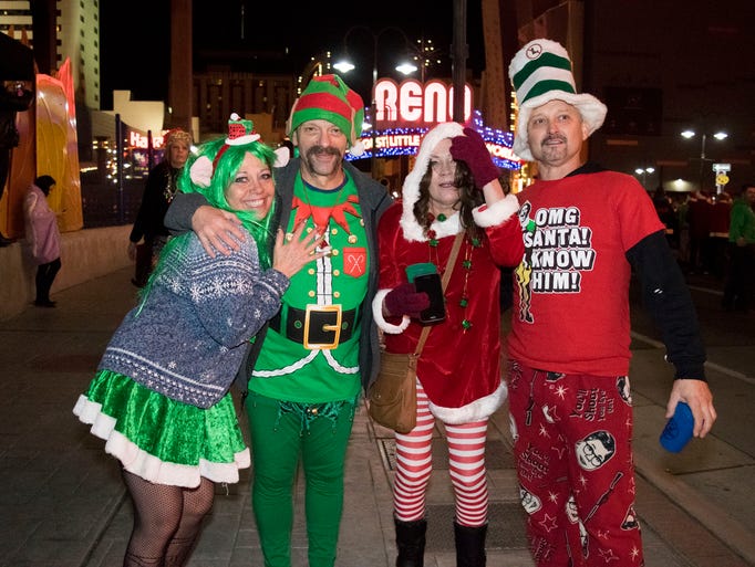Ho Ho Ho! The annual Santa Crawl kicked off on Saturday,