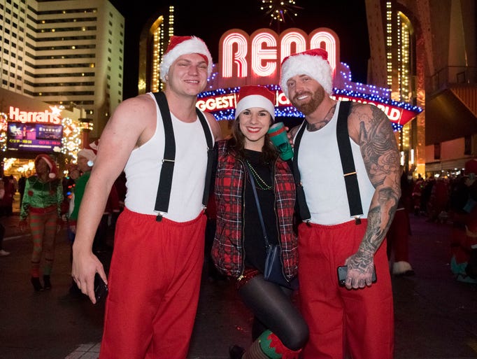 Ho Ho Ho! The annual Santa Crawl kicked off on Saturday,