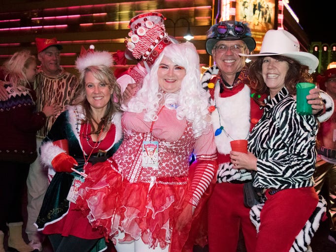 Ho Ho Ho! The annual Santa Crawl kicked off on Saturday,