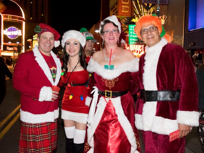 Ho Ho Ho! The annual Santa Crawl kicked off on Saturday,
