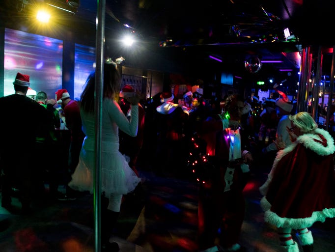 Ho Ho Ho! The annual Santa Crawl kicked off on Saturday,