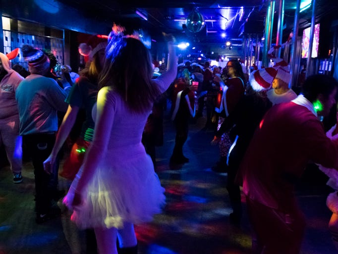 Ho Ho Ho! The annual Santa Crawl kicked off on Saturday,