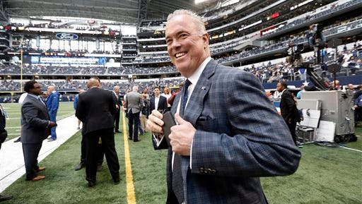 Dallas Cowboys' Stephen Jones, executive vice president and director of player personnel, prefers to build a team through the draft.