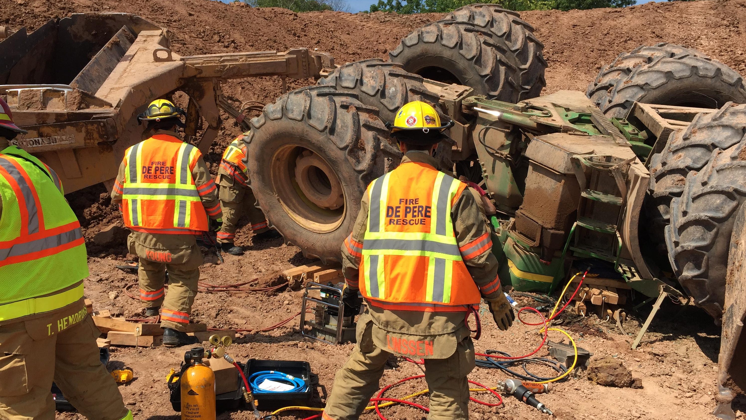 Man rescued after farm accident in critical condition