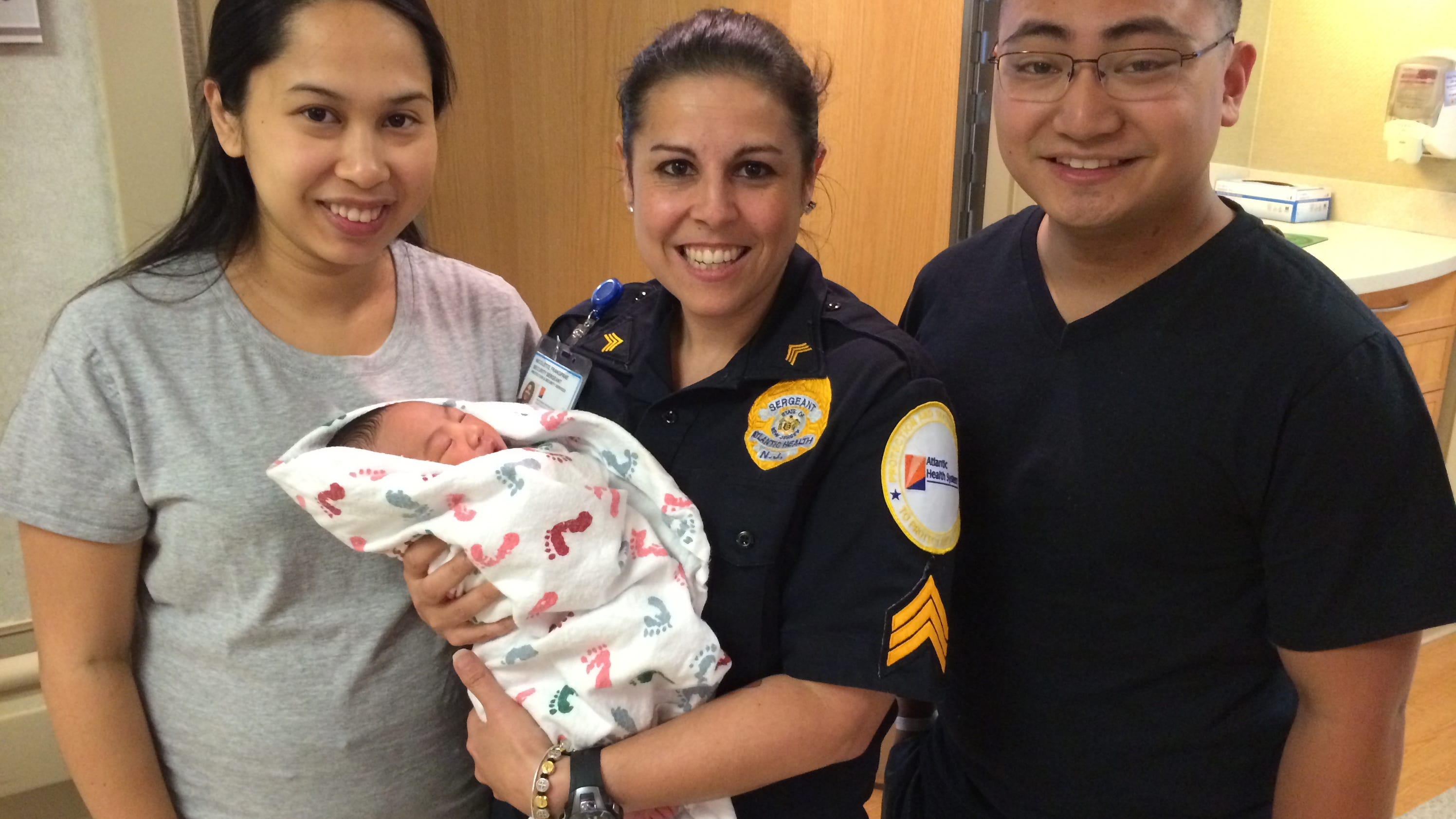 Morristown hospital security officer delivers baby