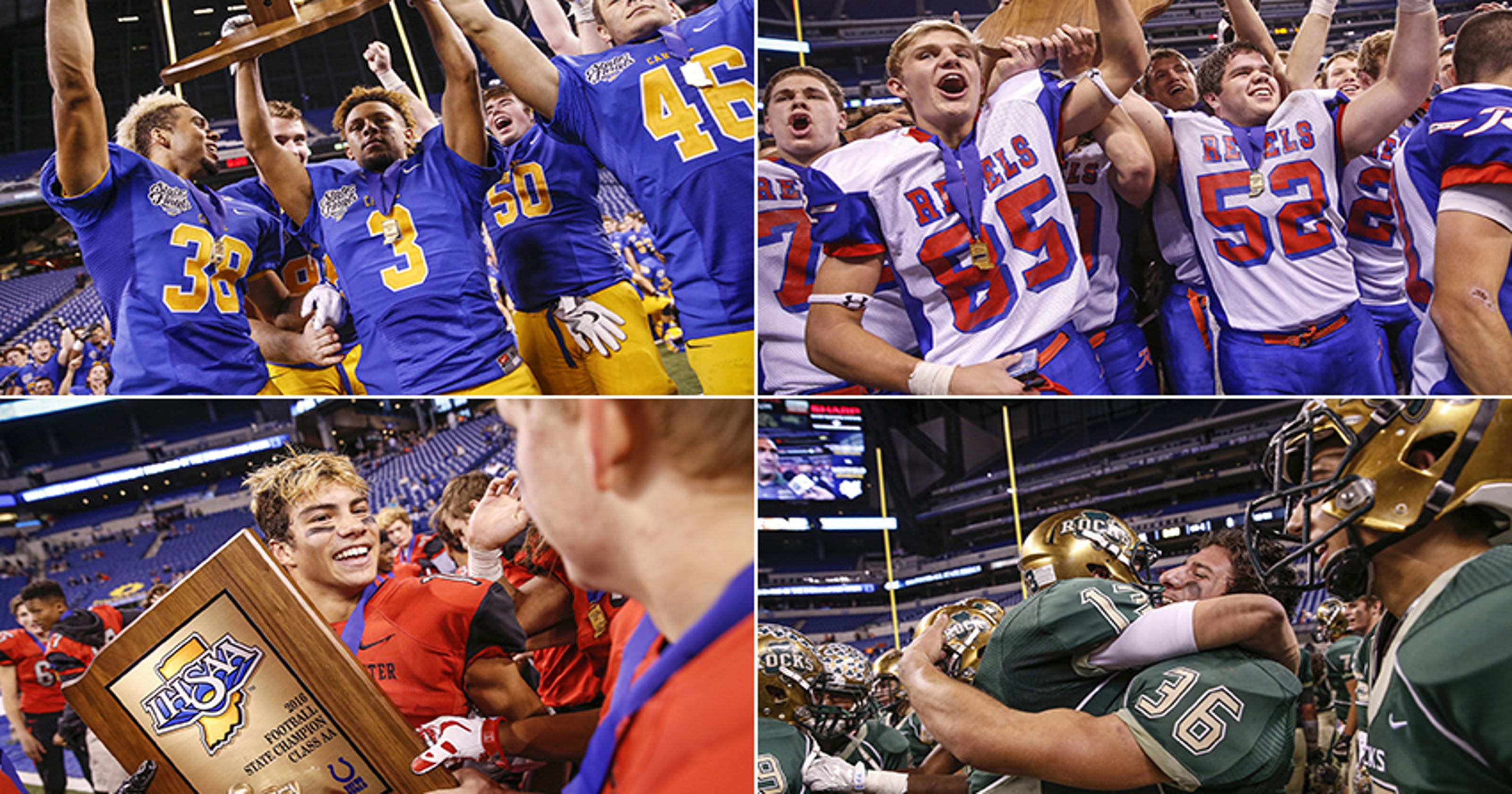 Indiana high school football 2017 IHSAA sectional draw, schedule