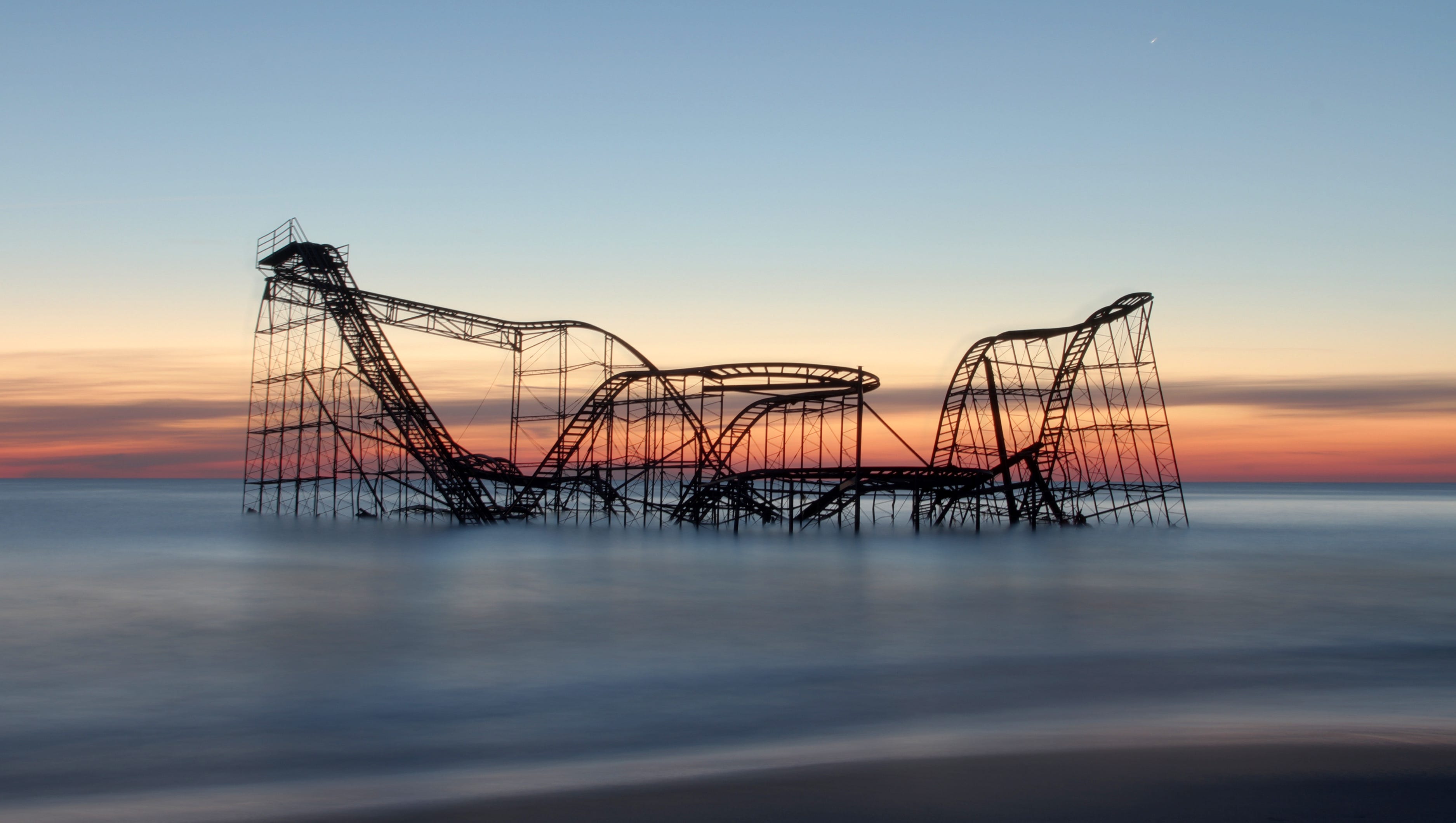 Casino Pier Jet Star Roller Coaster