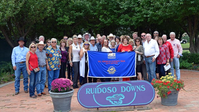 A large number of the late Paul Wood’s friends and his family attended the special celebration on his birthday at Ruidoso Downs.