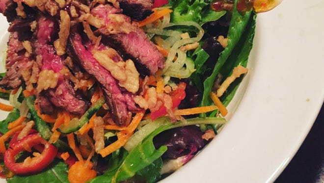 Steak salad is a great option for staying cool and full this summer.