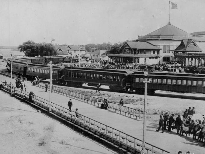 The caption on this undated photograph reads: "When