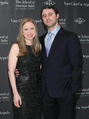Chelsea Clinton and Marc Mezvinsky.