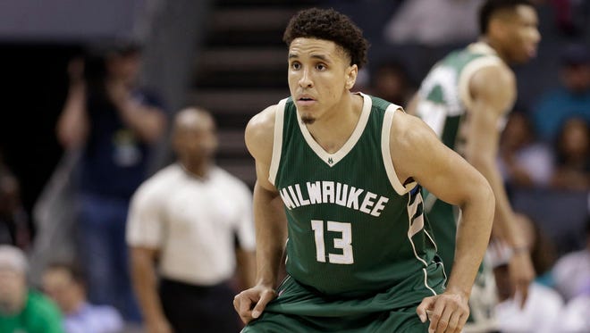 Bucks guard Malcolm Brogdon suffered a partially torn quadriceps in his left leg in a game against. the Timberwolves in February.